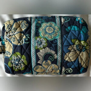 Vera Bradley Lined Cosmetic Bag in Mod Floral Blue